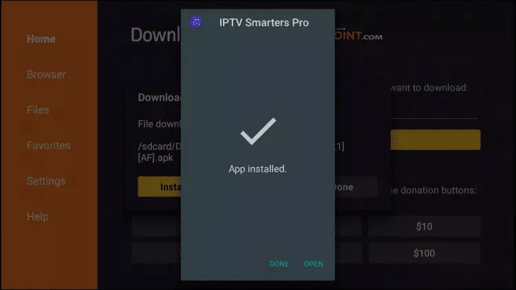 Installation Premium IPTV Fire Stick - Étape 19