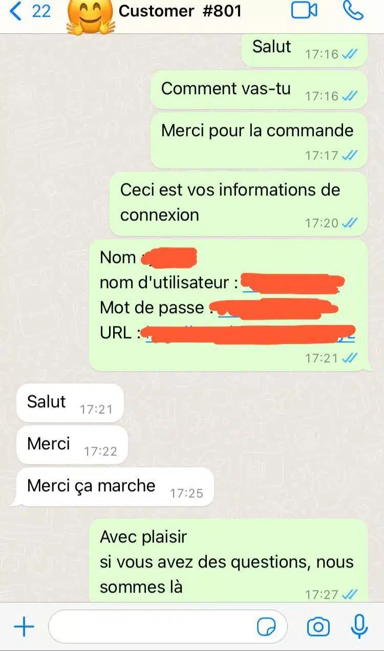 Évaluation Premium IPTV TV - Support rapide